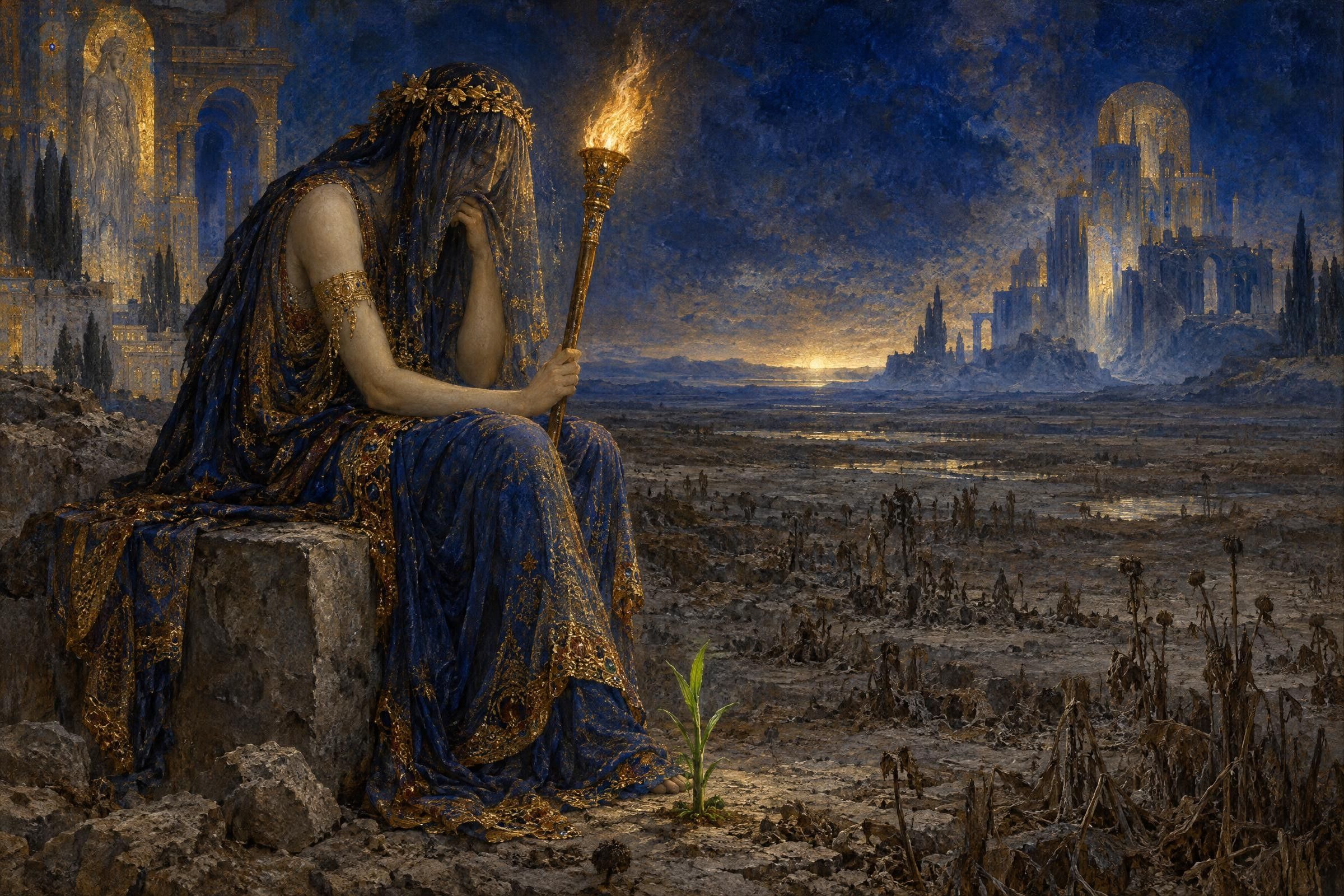 Demeter grieves, and nothing grows